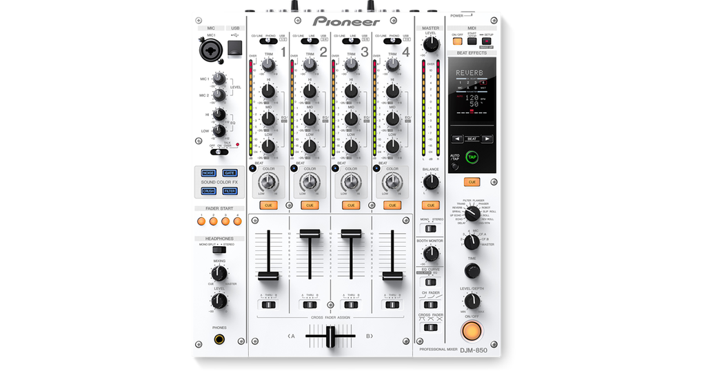 [DJ-DJM850-WHT] Pioneer DJM-850 White